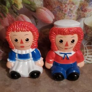 IMCO  Hong Kong  Raggedy Anne Andy Plastic Banks